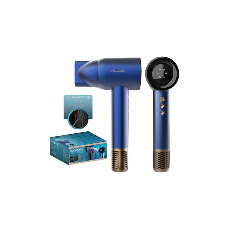 Asciugacapelli cecotec ionicare rockstar nano iontech 1600w blu [ionicare