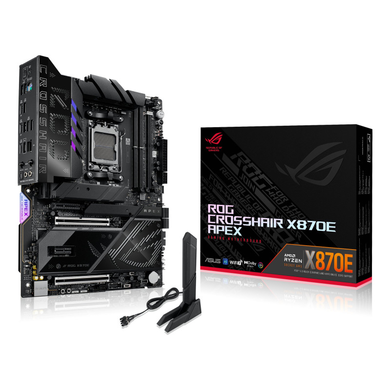 Scheda madre amd asus rog crosshair x870e apex gaming am5 atx 2x