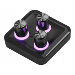 Stream deck cooler master masterhub 3x manopole nero [mhkb03aa22]