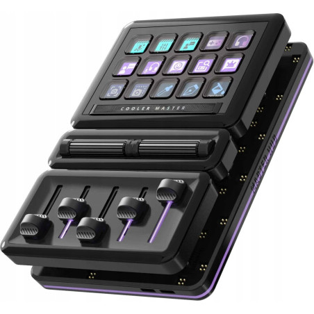 Stream deck cooler master masterhub kit nero [mhsk13aa00]