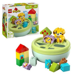 Gioco da costuzione lego duplo cuccia per cuccioli con forme diverse