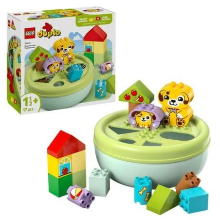 Gioco da costuzione lego duplo cuccia per cuccioli con forme diverse