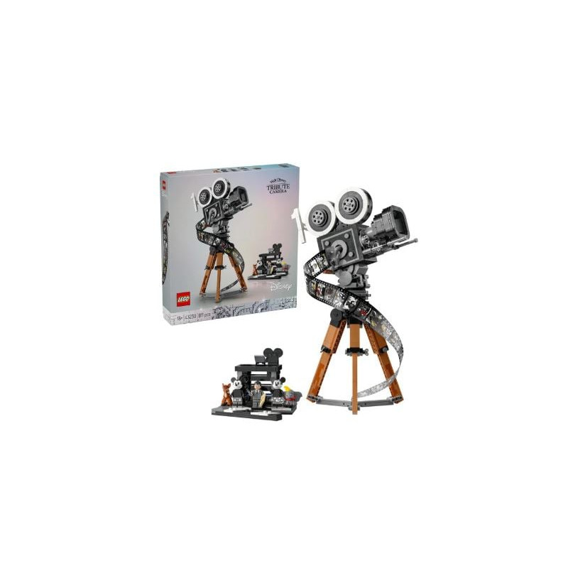 Gioco da costuzione lego disney camera omaggio a walt multicolore