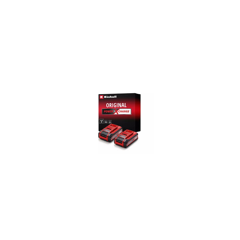 Kit di batterie einhell power-x-change twinpack 18v 4.0ah