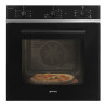 Forno ad incasso smeg sf64m3s1pzb nero 65lt,termoventilato,9 funzioni,vapore,vap.clean,pizza,cl.a