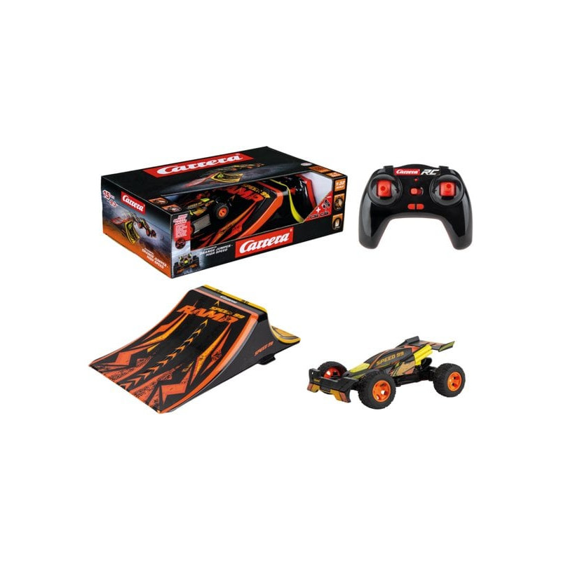 Veicolo radicomandato carrera orange jumper 1:3215km/h nero/arancione