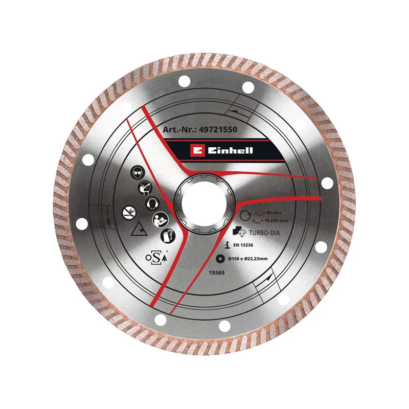 Disco da taglio einhell 150x1.6mm [49721550]