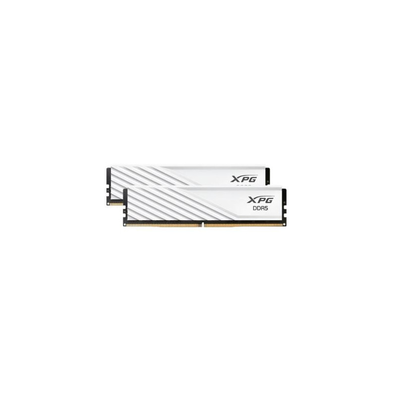 Ram dimm ddr5 32gb adata 3000mhz cl34 1.35v bianco [ax5u6000c3416g-dtlabrwh]