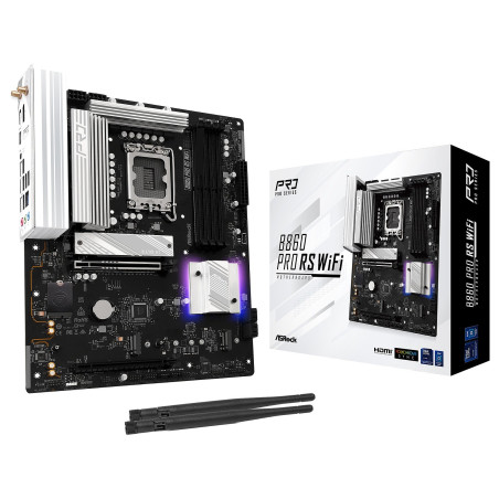 Scheda madre asrock b860 pro rs wifi 1851 atx 4xddr5 [b860 pro rs