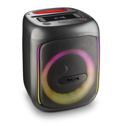 Altoparlante portatile ngs 80w autonomia 10h led ingresso bt,tws,usb,tf,aux