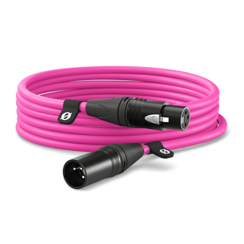 Cavo xlr rode premium xlr-kabel xlr6m-p rosa (pink, 6 metri)