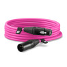 Cavo xlr rode premium xlr-kabel xlr6m-p rosa (pink, 6 metri)