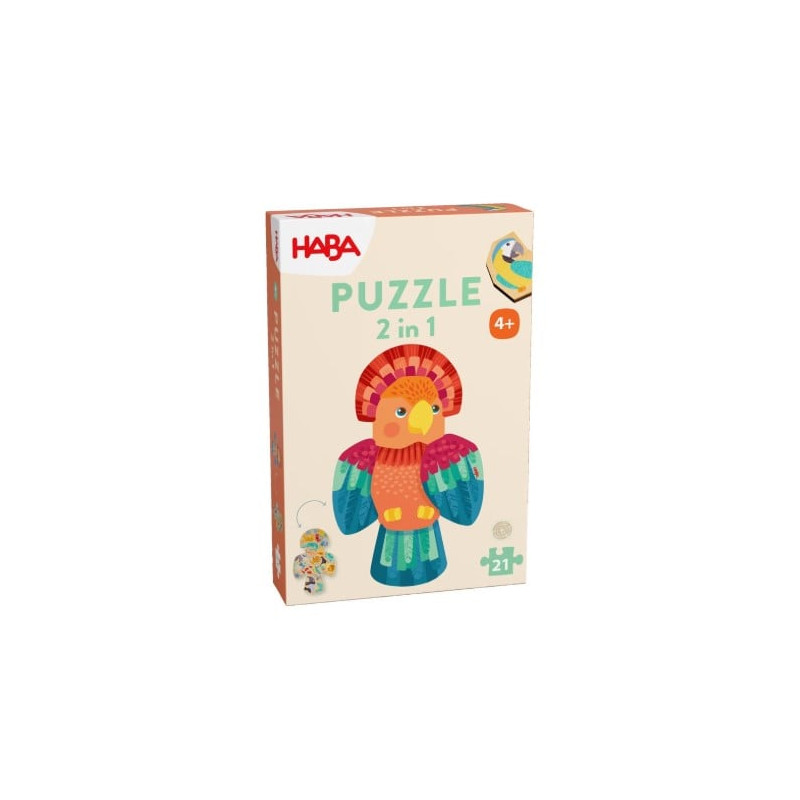 Puzzle pappagallo haba 2 in 1 [2011453001]