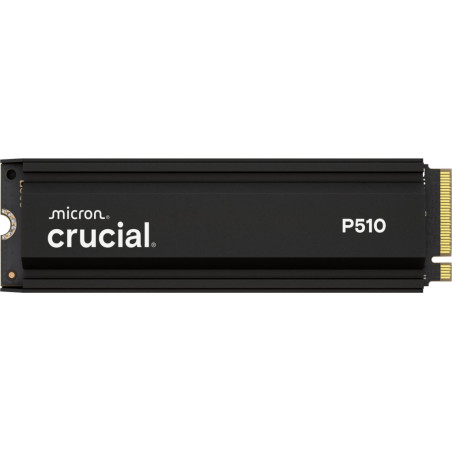 Ssd 1tb crucial p510 m.2 2280 11000mbps con dissipatore di calore