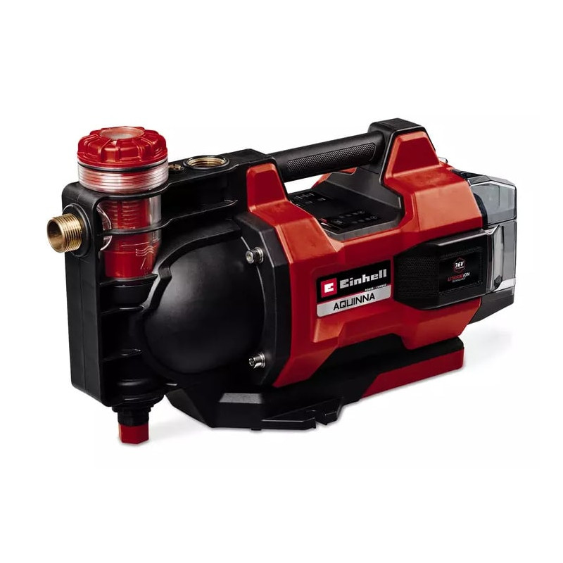 Pompa da giardino einhell aquinna 36/38 f led automatic a batterie