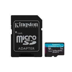 1tb scheda microsdxc kingston canvas go plus uhs-i u3 class 10