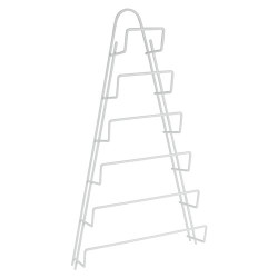 Mensola metaltex porta coperchi 6 posti [metaltex]