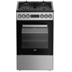 Cucina a gas-elettrica beko fsm52332dxdt con fornello elettrico/4fuochi/classe