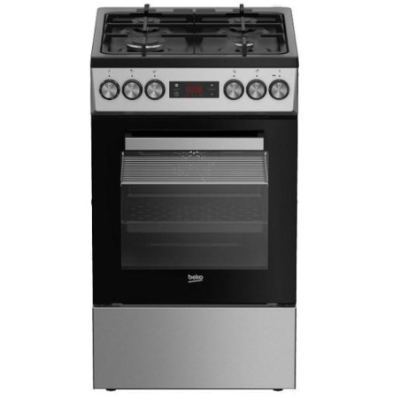 Cucina a gas-elettrica beko fsm52332dxdt con fornello elettrico/4fuochi/classe