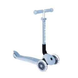 Monopattino globber junior luci pieghevoli eco per bambini azzurro