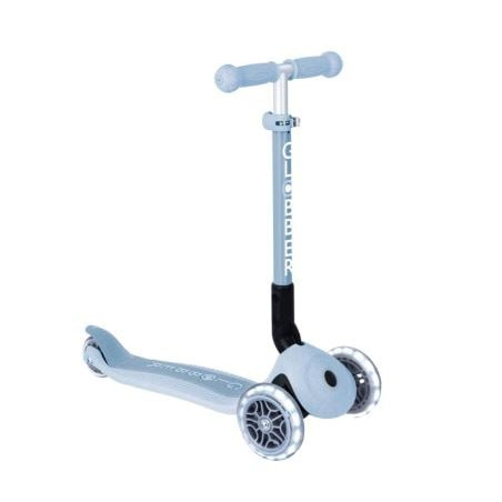 Monopattino globber junior luci pieghevoli eco per bambini azzurro
