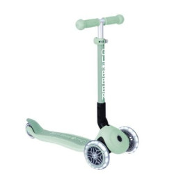 Monopattino globber junior luci pieghevoli eco per bambini verde