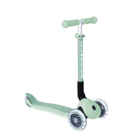 Monopattino globber junior luci pieghevoli eco per bambini verde