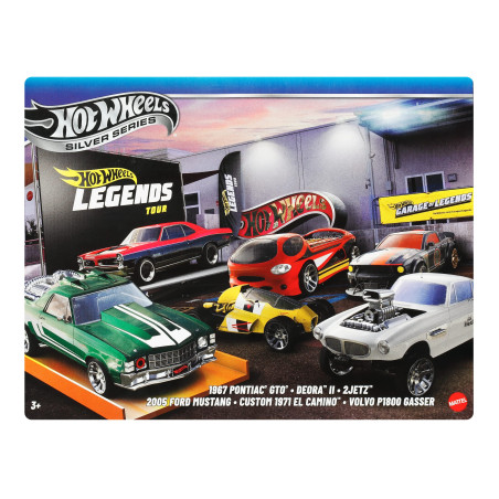 Modellino mattel hot wheels legends multipack veicolo 1/64 multicolore