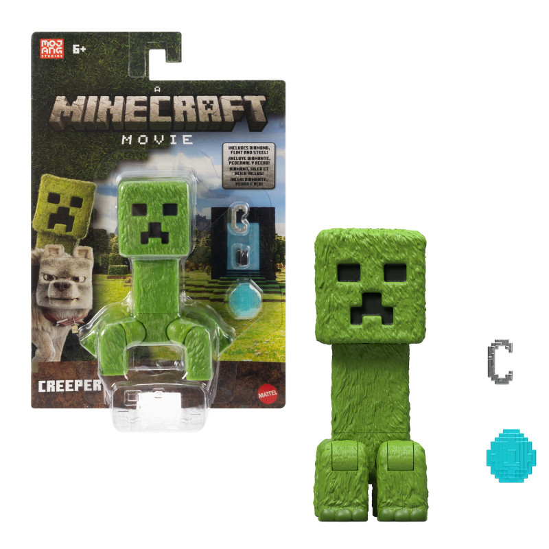 Action figure minecraft movie creeper [jfr58]