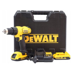 Trapano avvitatore dewalt dcd771d2 a percussione 18v a batterie giallo/nero
