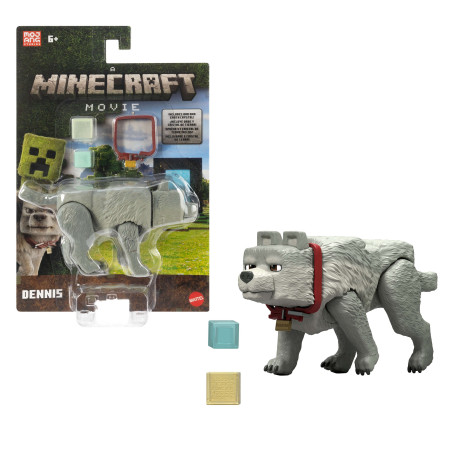 Action figure minecraft movie wolf [jfr59]
