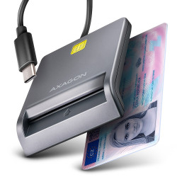 Lettore smart card axagon cre-sm3tc usb 2.0 tessere identificative