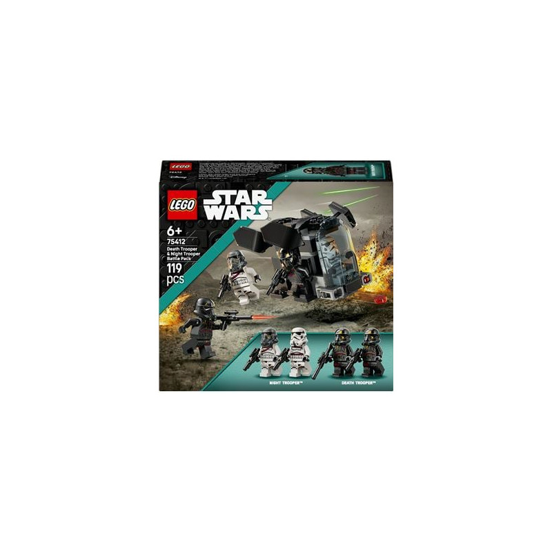 Set di costruzione lego star wars 75412 battle pack death trooper