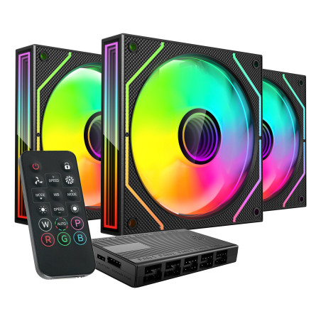 Ventole 120x120 tacens mars gaming mf3dprokit 120mm nero [tacmars-mf3dprokit]