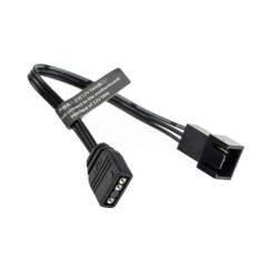Cavo adattatore argb barrow zbdzjx-5m 3 pin 5v 10cm nero [zbdzjx-5m]