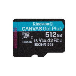 512gb scheda microsdxc kingston technology canvas go plus gen4 200r