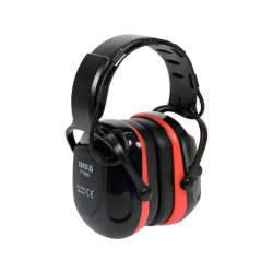 Cuffie yato antirumore bluetooth con microfono nero/rosso [yt-74626]
