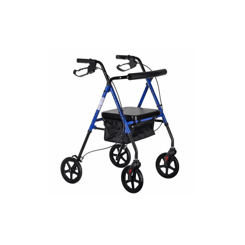 Deambulatore riabilitativo actionmed in alluminio a quattro ruote