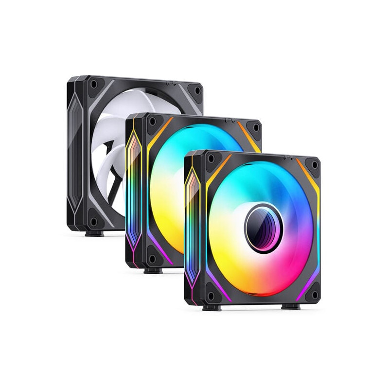 Ventola 120x120 jonsbo zl-120br 120mm nero 3pz