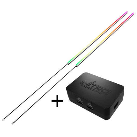 Accessorio per simulatore di guida nitro concepts immersion set strisce