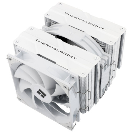 Dissipatore cpu a ventola thermalright peerless assassin 140mm bianco