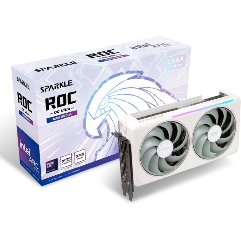 Scheda video intel sparkle arc b580 roc luna oc ultra 12gb gddr6