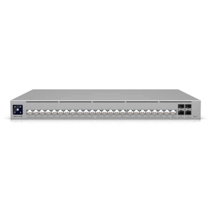 Switch ubiquiti unifi pro hd 24 poe gestito l2/l3 22x2.5g rj45/2x10g