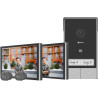 Videocitofono ezviz hp7 kit smart per 2 famiglie 7'' 2k wifi