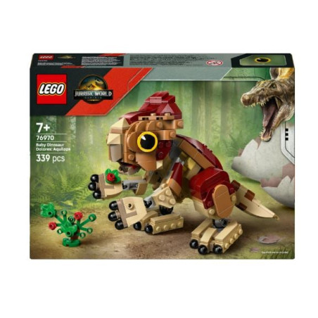 Gioco da construzione lego jurassic world dolores baby aquilops multicolore