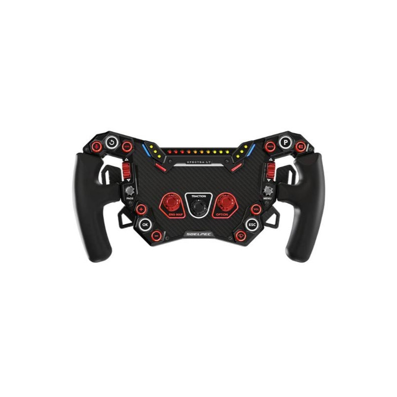 Volante soelpec spectra lt lava rgb 17 pulsanti nero