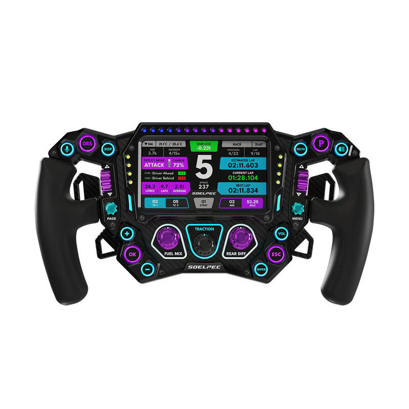 Volante soelpec spectra xr rtico rgb 17 pulsanti nero