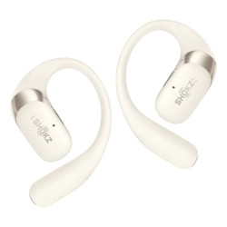 Auricolari shokz openfit 2 wireless bluetooth con microfono beige