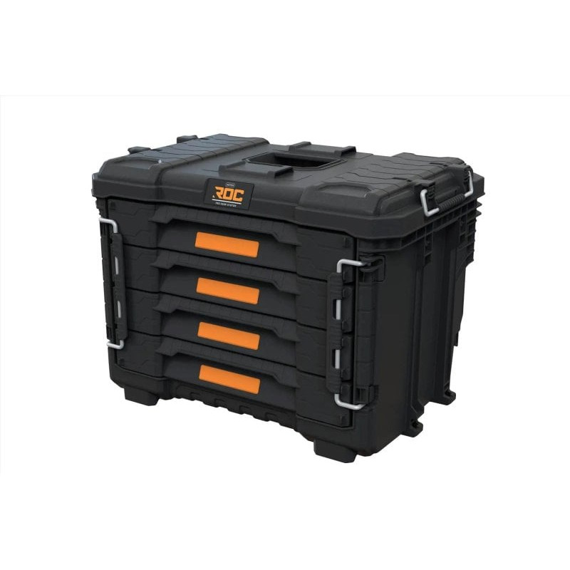 Toolbox keter roc pro gear 2.0 con 4 cassetti nero [262661]