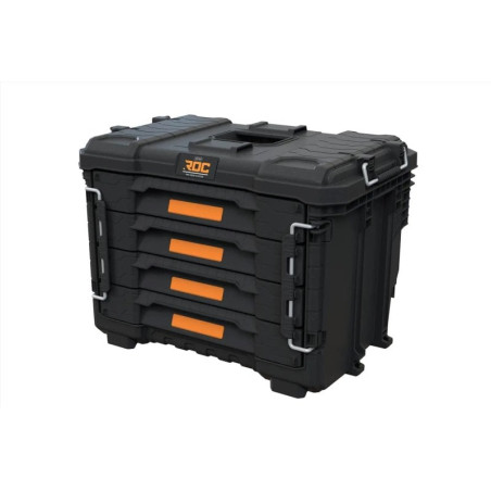 Toolbox keter roc pro gear 2.0 con 4 cassetti nero [262661]